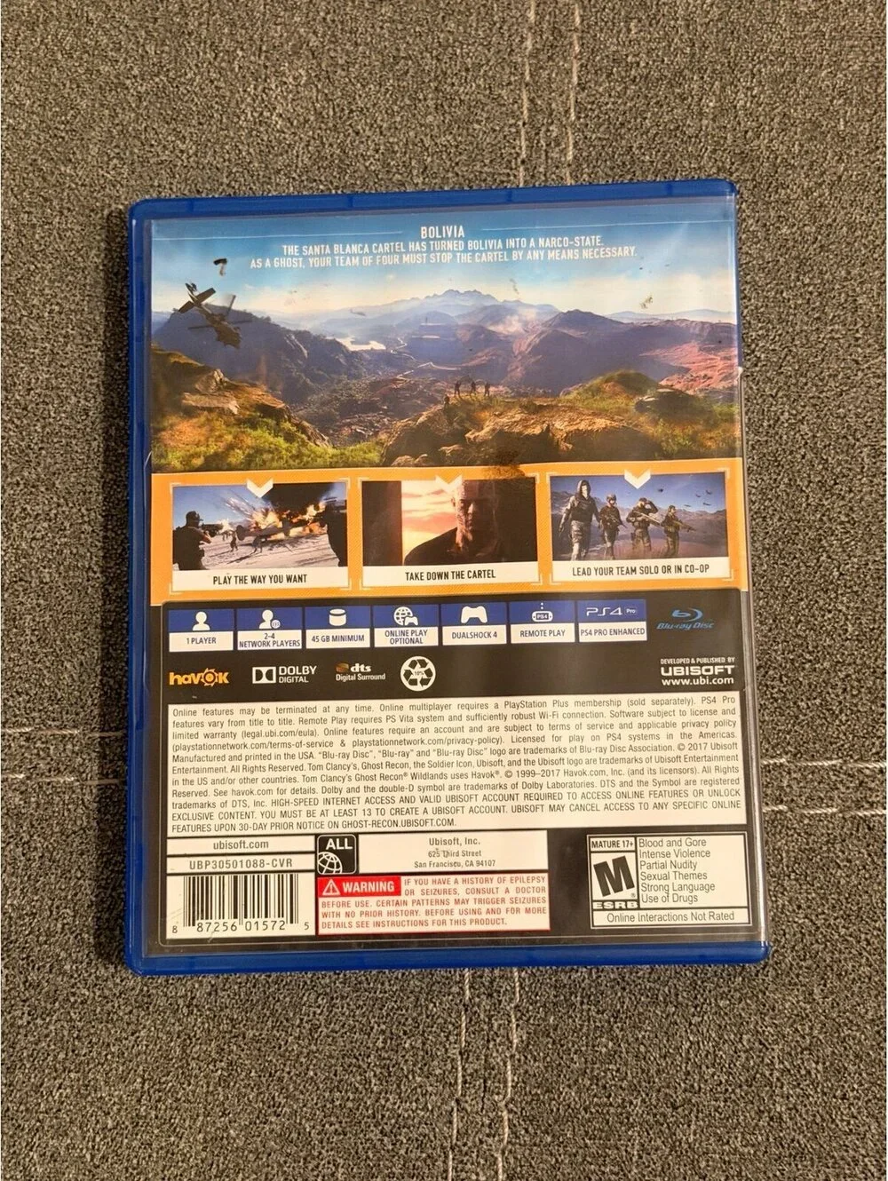 Ghost Recon Wildlands for PlayStation 4